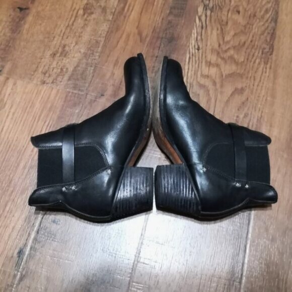 Rag & Bone Black Leather Chelsea Strappy Ankle Boots Size US 8.5/ EU 38.5 - Picture 6 of 8
